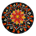 Lise Lorentzen Rosemaling Round Mouse Pad