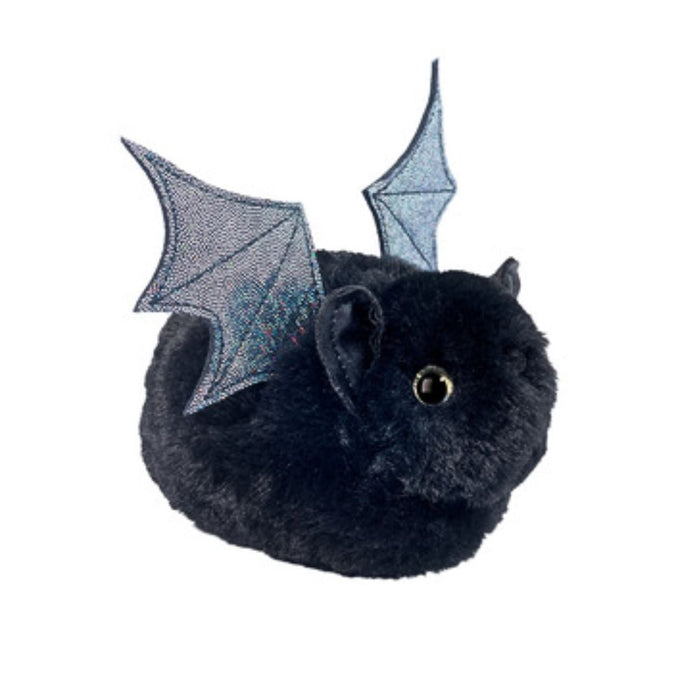 Douglas Little Loaf Bat plush toy with sparkle wings, soft and cuddly, perfect for children and plush toy collectors.