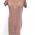 Ll bean pink ribbed knit