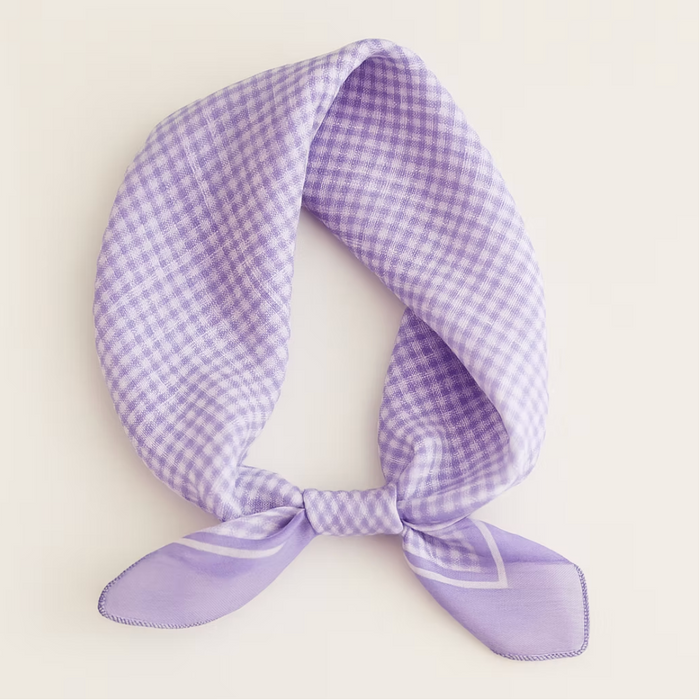 LOUISE SCARF - LILA VICHY