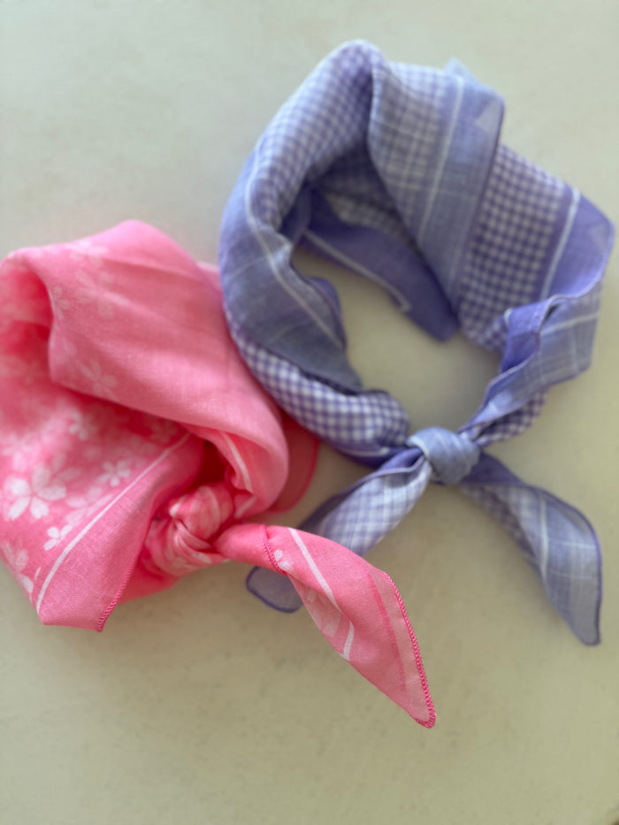 LOUISE SCARF - LILA VICHY
