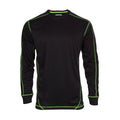L/S CREW NCK TEE W/ FORWARD SIDE&CONTRAST  STITCHING