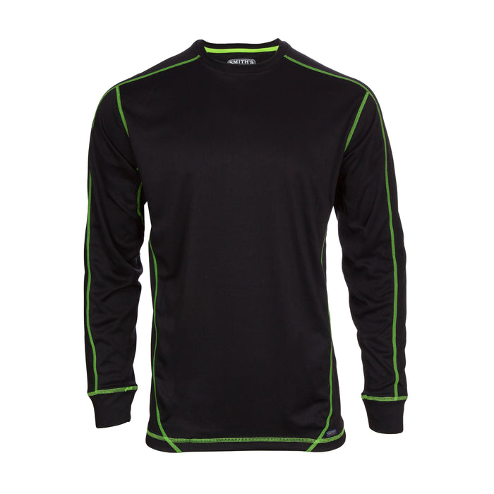 L/S CREW NCK TEE W/ FORWARD SIDE&CONTRAST  STITCHING