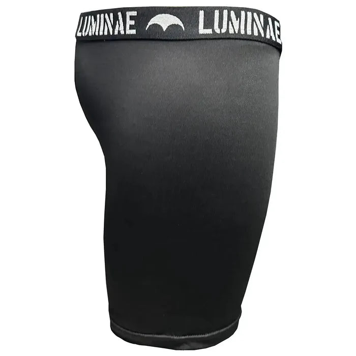 Side profile of Luminae Battle Boxer Shorts highlighting the sleek, athletic cut and durable fabric for training use.  from  John Bull Clothing