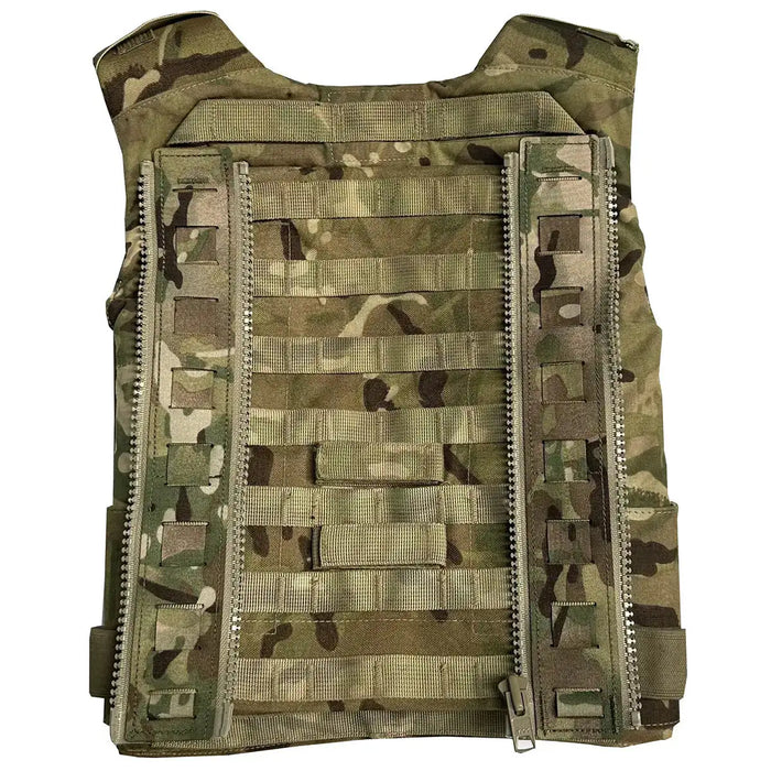 Close-up of rear zip adapter on Luminae Virtus Rigging Upgrade Kit, highlighting durable Cordura construction and MOLLE webbing  from  John Bull Clothing
