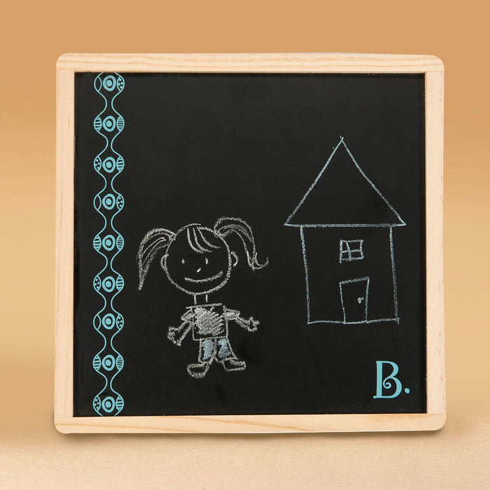 Wooden alphabet puzzle.