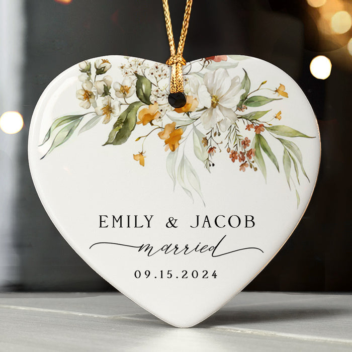 Married Ornament | Married Ceramic Ornament
