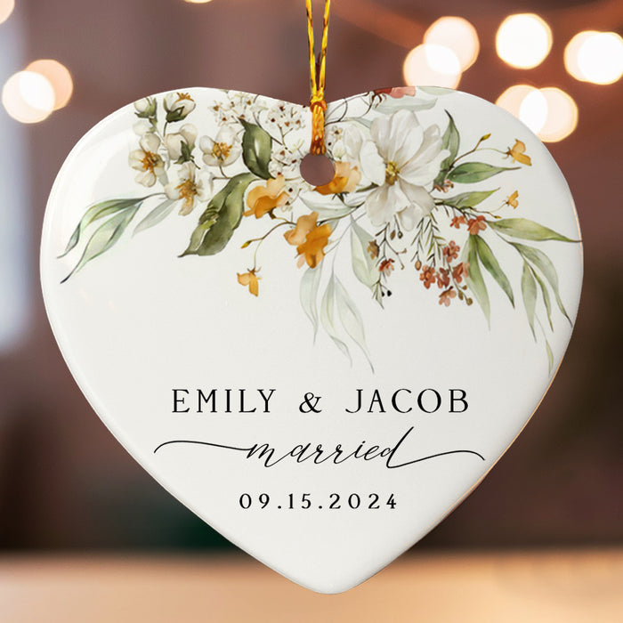Married Ornament | Married Ceramic Ornament
