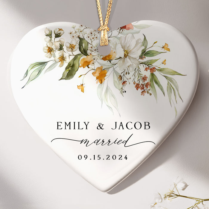 Married Ornament | Married Ceramic Ornament