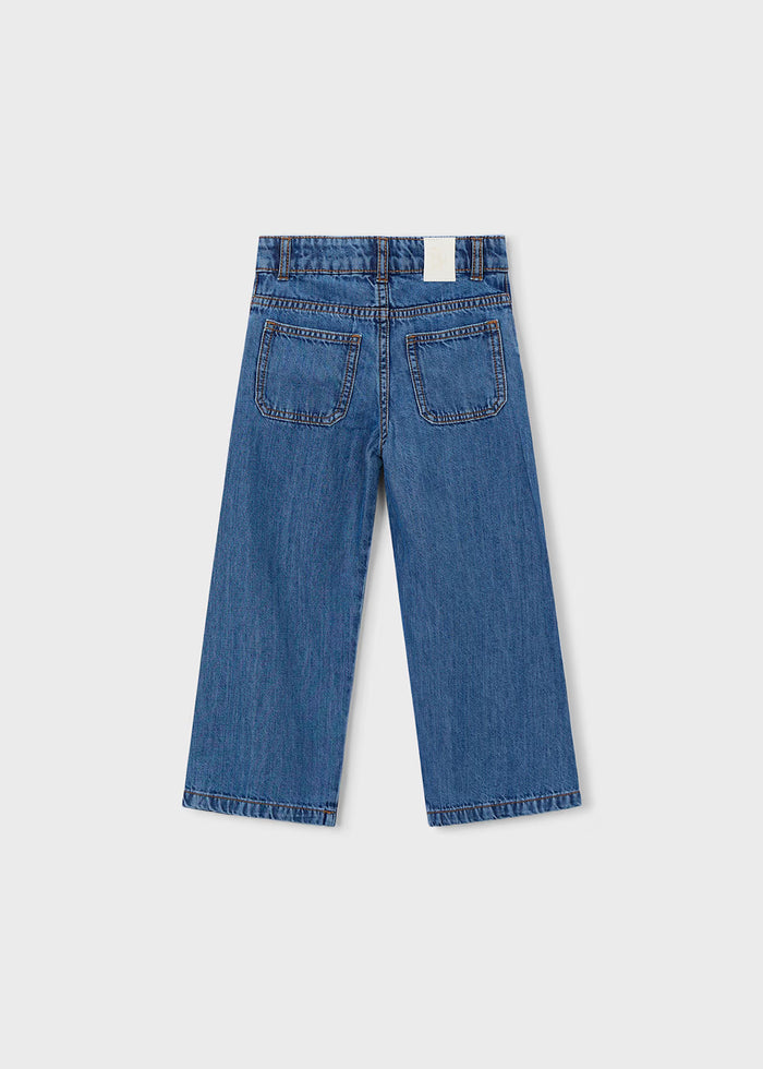 Mayoral – Loose-Fit Wide Jeans in Dark Denim