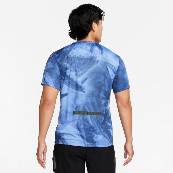 Nike Men's Dri-Fit Run DVN Rise 365 Short Sleeve - Polar/Reference Black