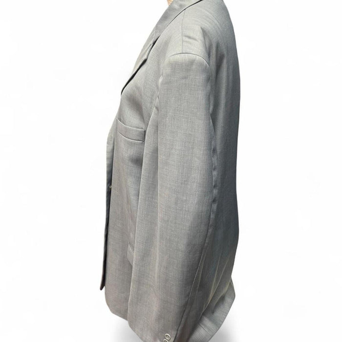 mens Grey blazer with a classic