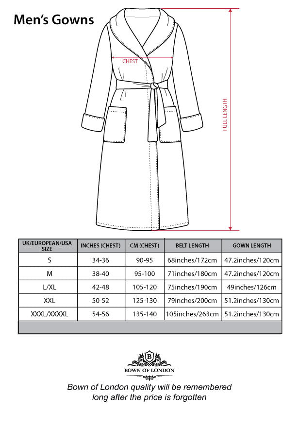 Men's Towelling Dressing Gown - Phoenix