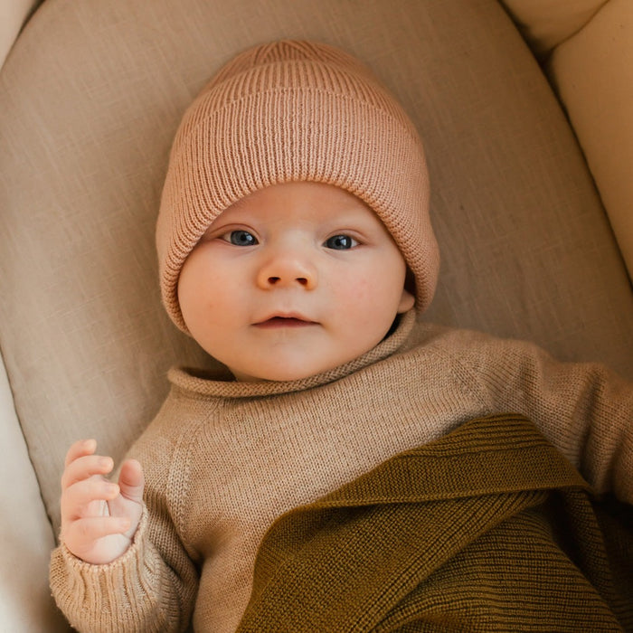 Merino beanie Fonzie - 0-6m