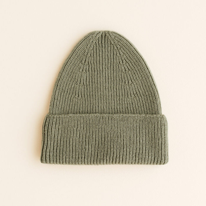 MERINO BEANIE FONZIE - 2-5y - Artichoke