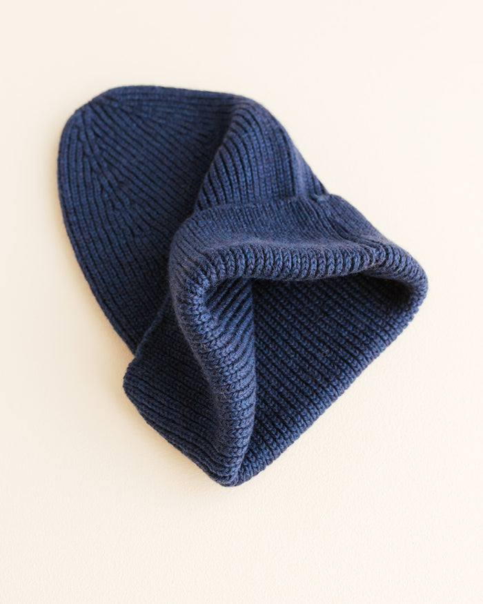 MERINO BEANIE FONZIE - 2-5y - Blue