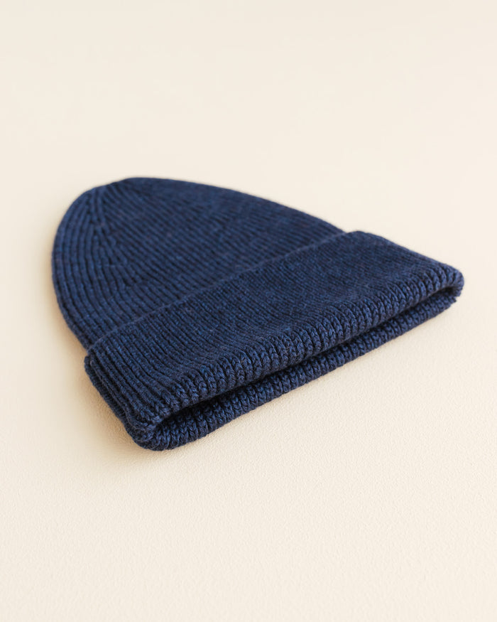 MERINO BEANIE FONZIE - 2-5y - Blue