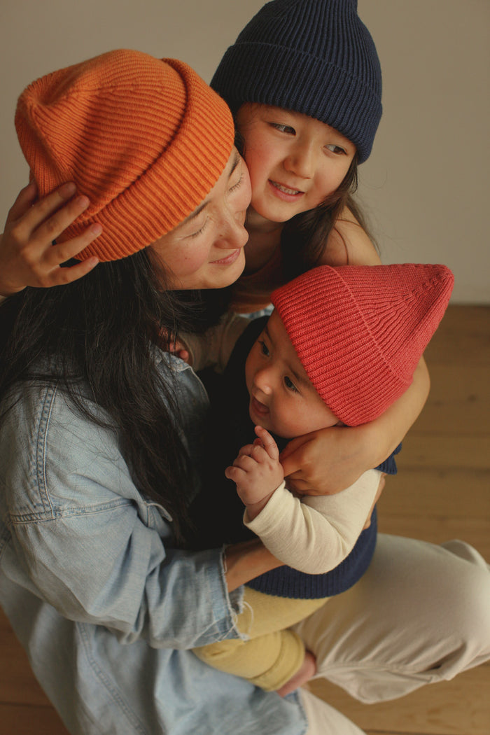 MERINO BEANIE FONZIE - 2-5y - Blue