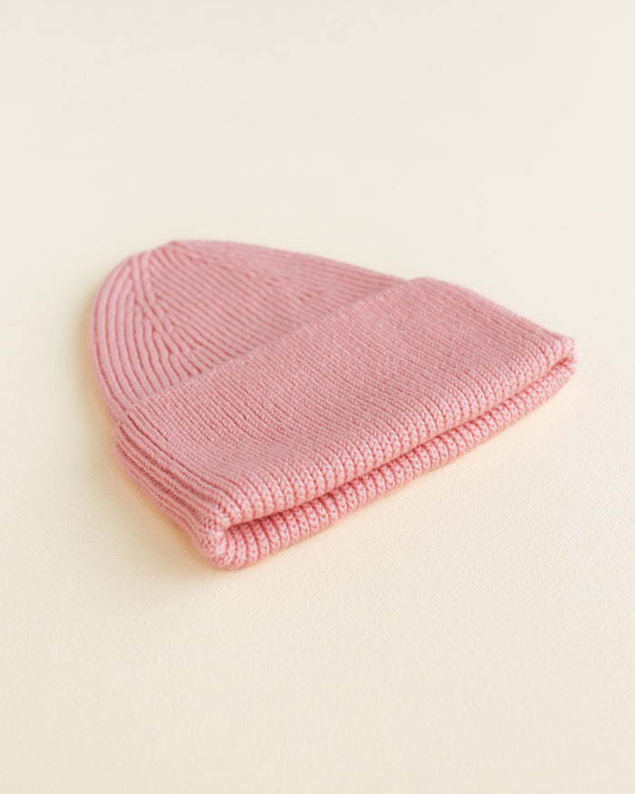 MERINO BEANIE FONZIE - 2-5y - Bubbelgum
