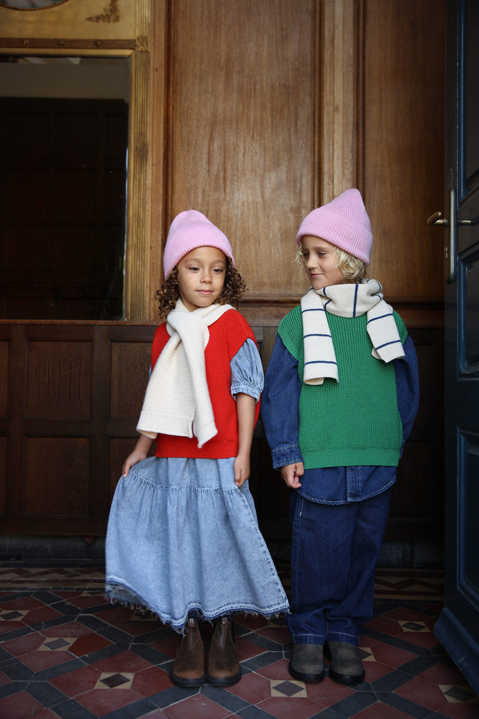 MERINO BEANIE FONZIE - 2-5y - Cotton Candy