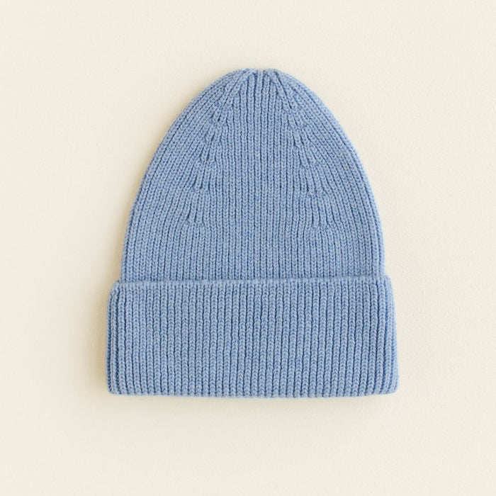 MERINO BEANIE FONZIE - 2-5y - Light Blue