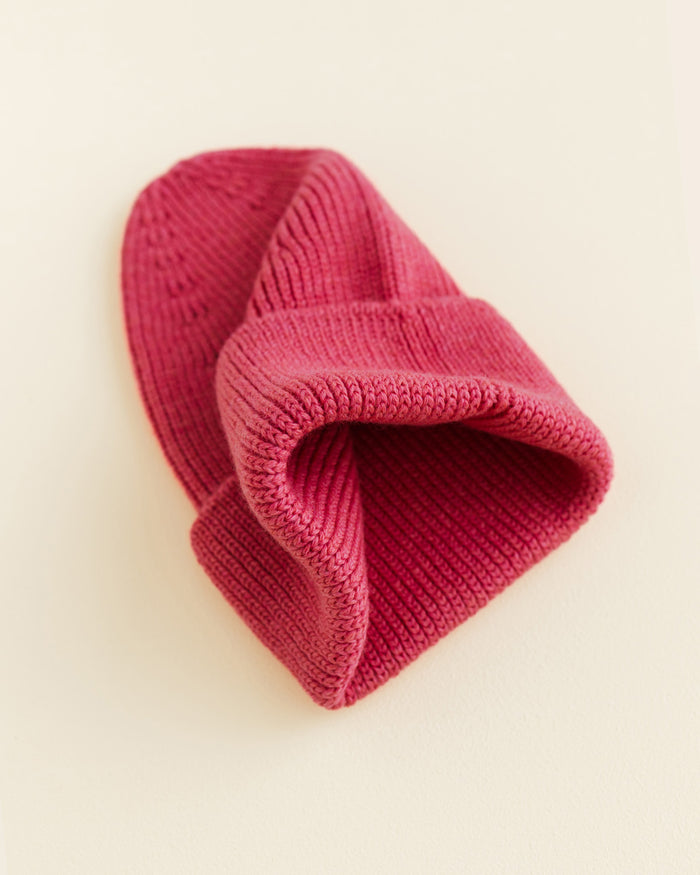 MERINO BEANIE FONZIE - 2-5y - Lollipop