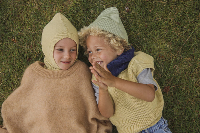 MERINO BEANIE FONZIE - 2-5y - Mint