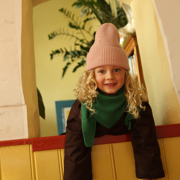 MERINO BEANIE FONZIE - 2-5y - rose