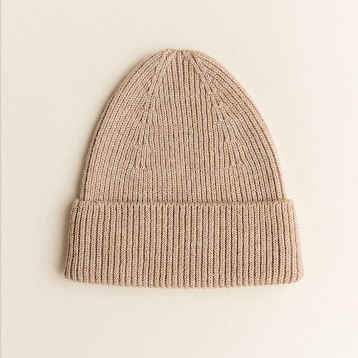 MERINO BEANIE FONZIE - 2-5y - sand