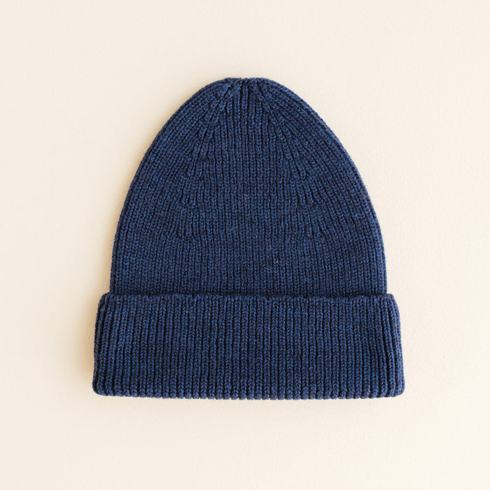 MERINO BEANIE FONZIE - 4-18m - Blue