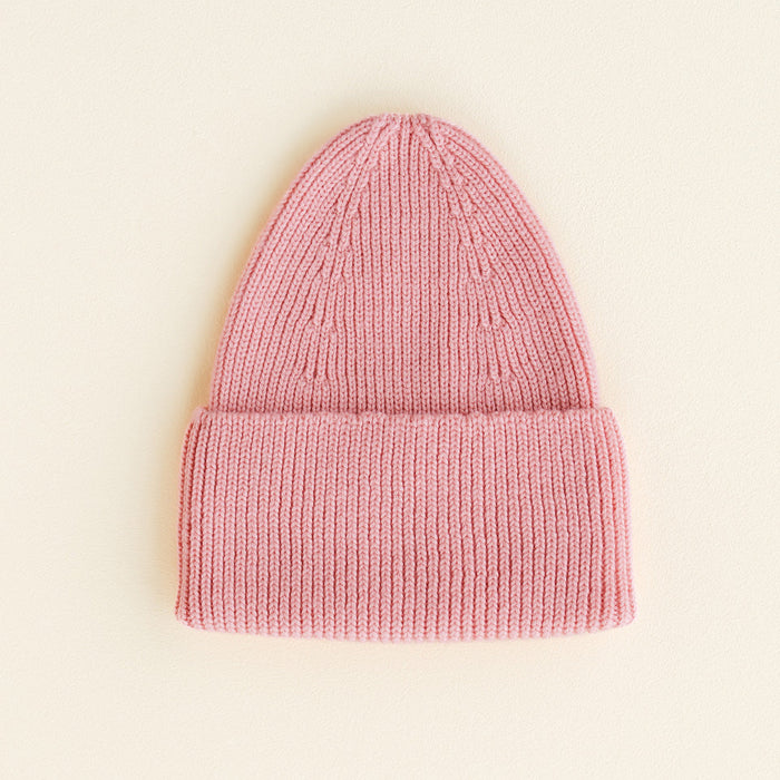 MERINO BEANIE FONZIE - 4-18m - Bubblegum