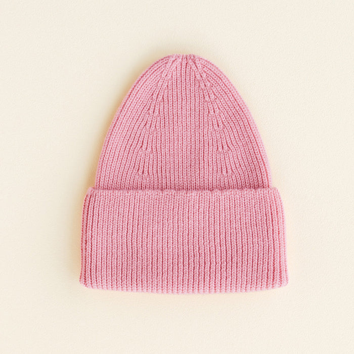 MERINO BEANIE FONZIE - 4-18m - Cotton Candy