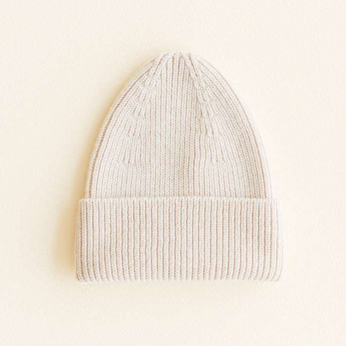 MERINO BEANIE FONZIE - 4-18m - Cream