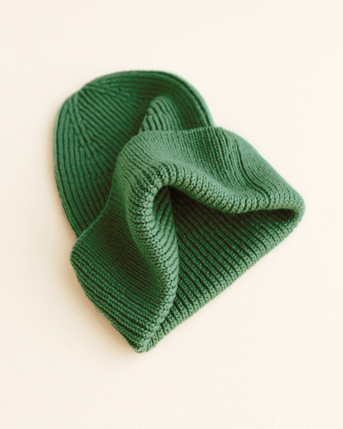 MERINO BEANIE FONZIE - 4-18m - Grass