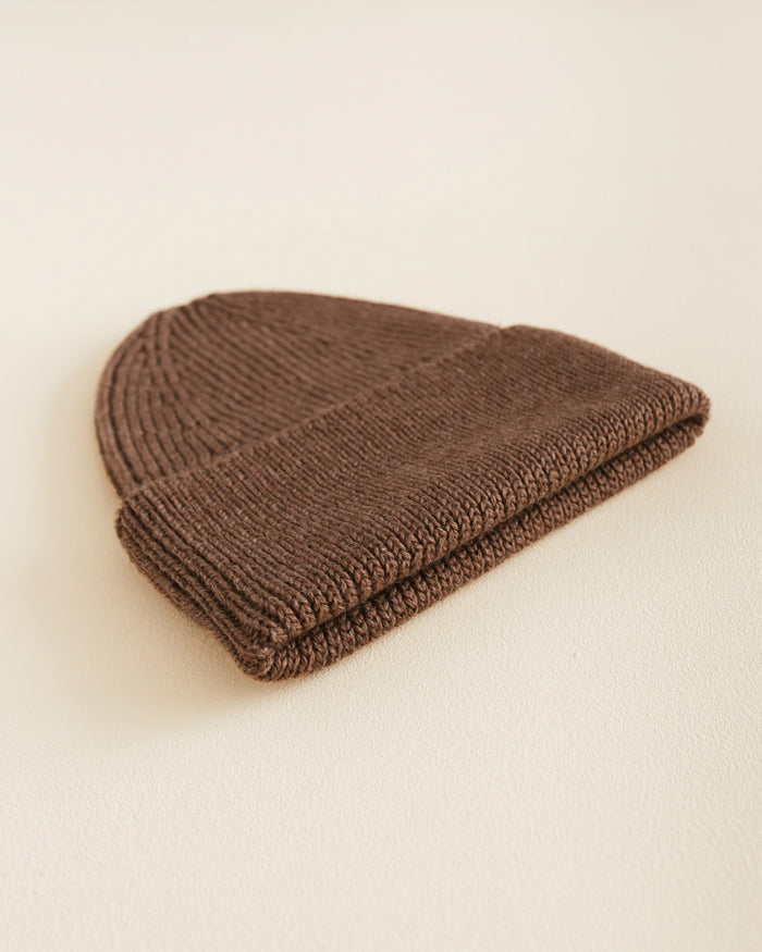 MERINO BEANIE FONZIE - 4-18m - Mocha