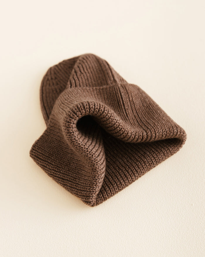 MERINO BEANIE FONZIE - 4-18m - Mocha