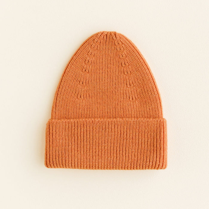 MERINO BEANIE FONZIE - 4-18m - Orange