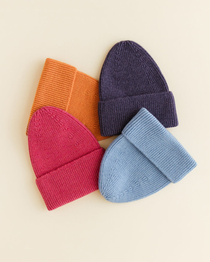 MERINO BEANIE FONZIE - 4-18m - Orange