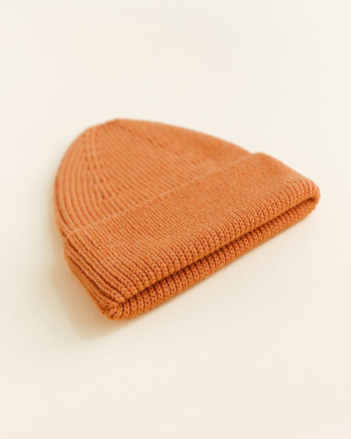 MERINO BEANIE FONZIE - 4-18m - Orange