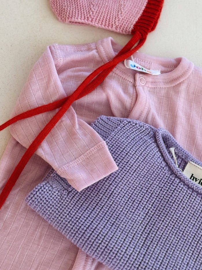 MERINO JUMPSUIT CANDY PINK