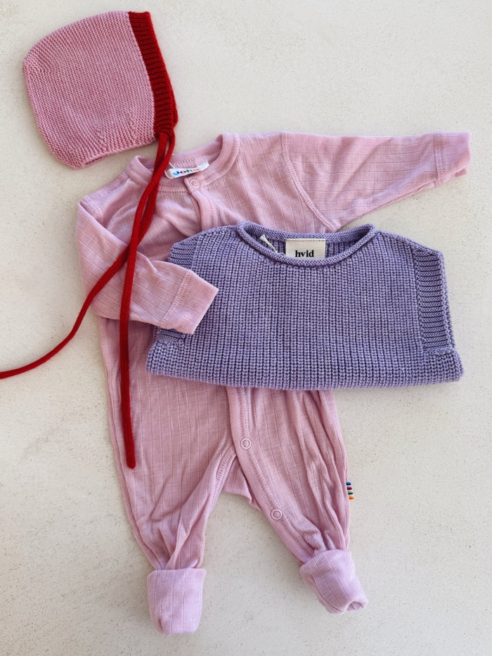 MERINO JUMPSUIT CANDY PINK