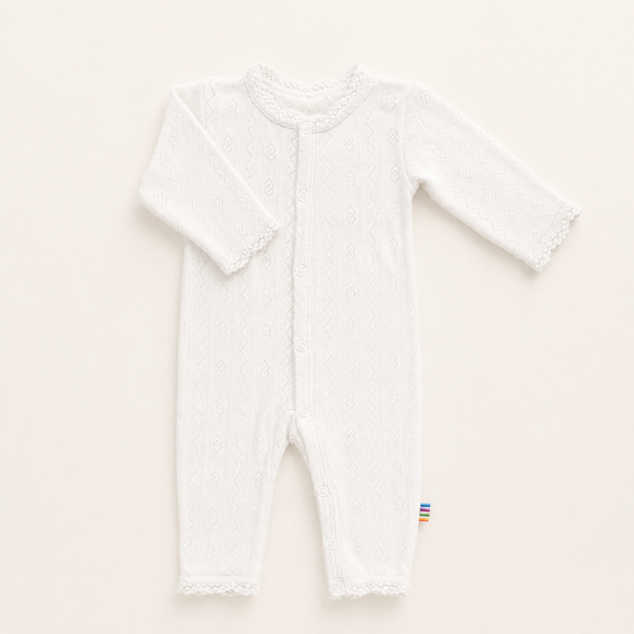MERINO JUMPSUIT POINTELLE OFF WHITE