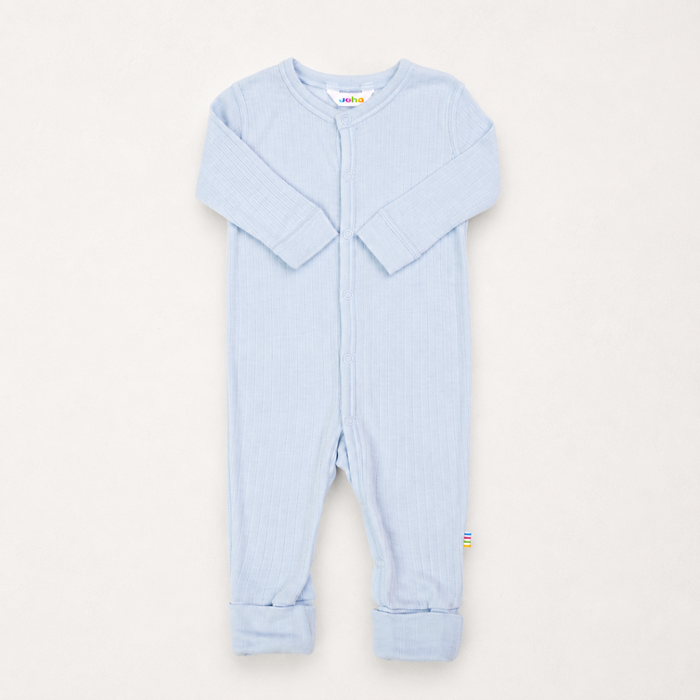 MERINO JUMPSUIT SOFT BABY BLUE