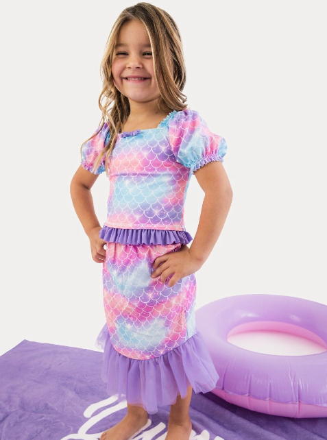 Mermaid Tail Skirt Cover-Up