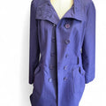 Merona purple trench coat