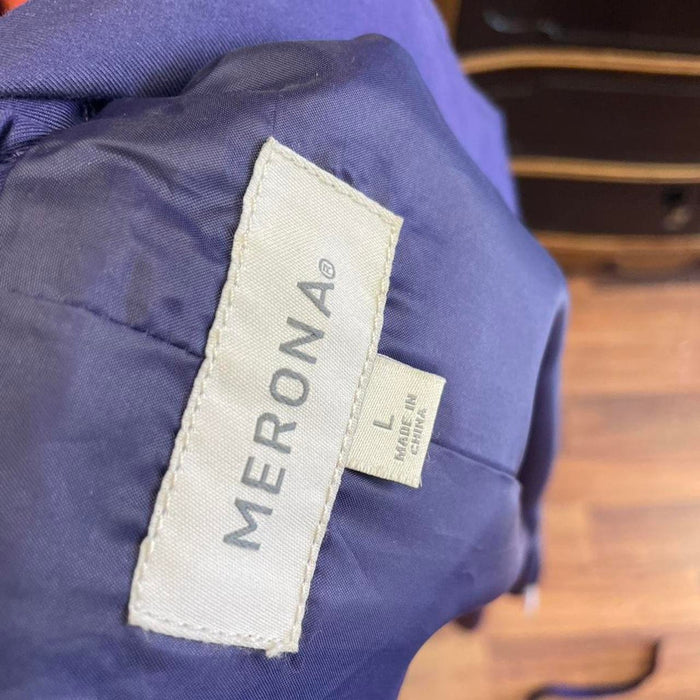 Merona purple trench coat
