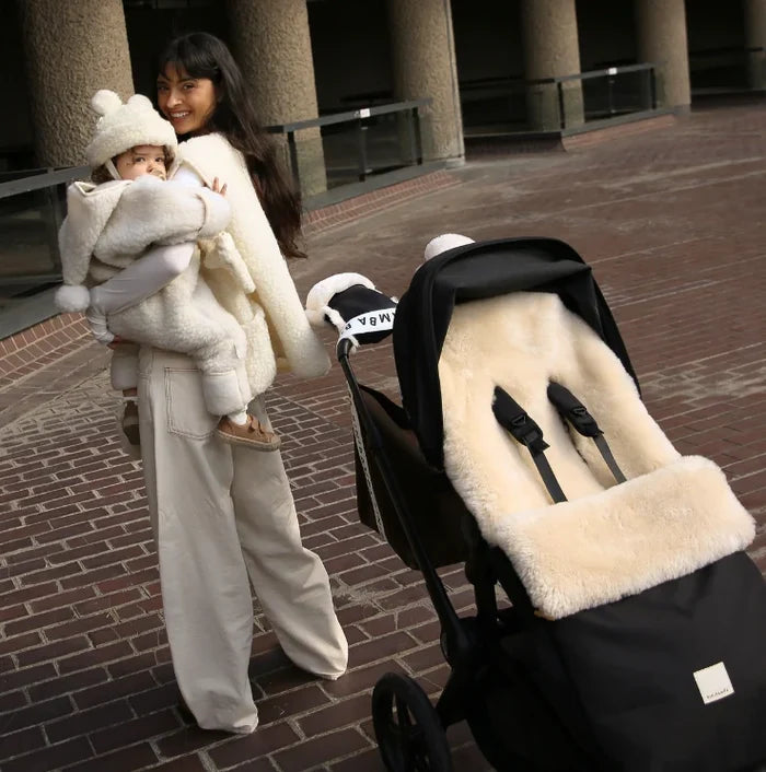 MILK COATED BUGGY MITTENS