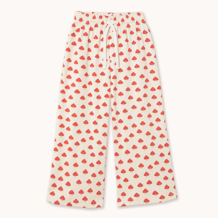 Mini Mushrooms Pattern Rib Pant - KIDS