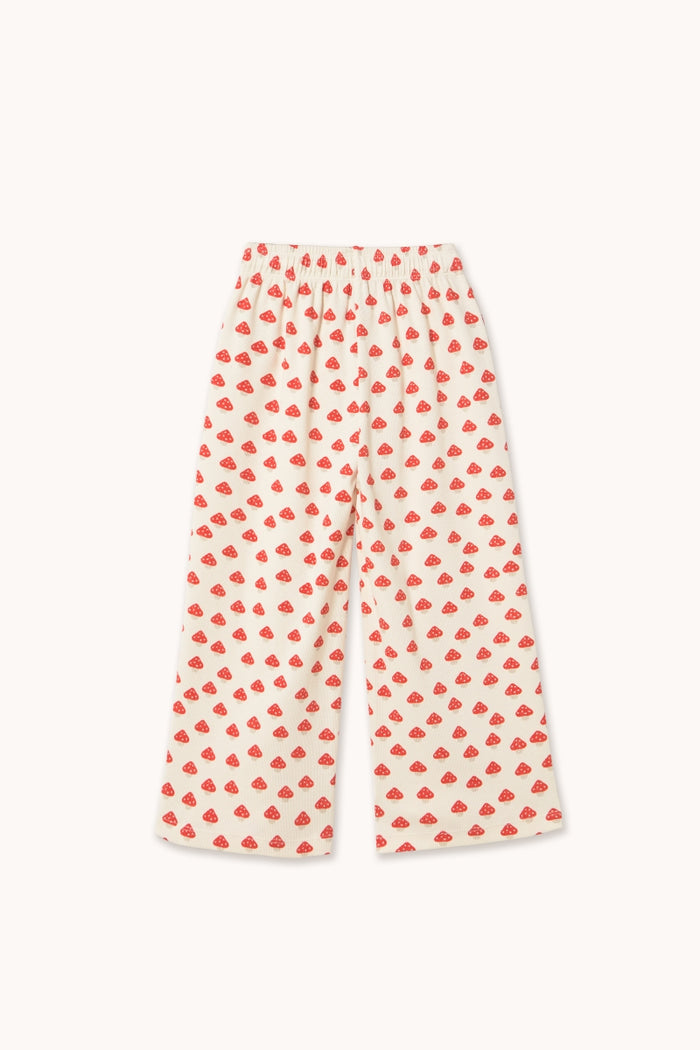 Mini Mushrooms Pattern Rib Pant - KIDS
