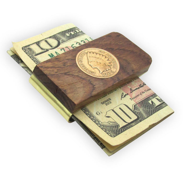 Money Clip, Native American, Indian Head Penny